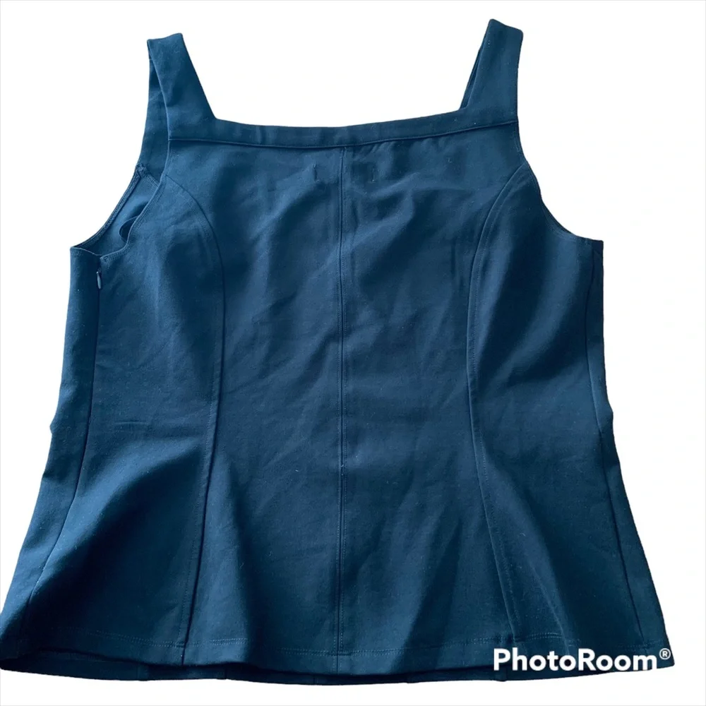 Anthropologie black sleeveless blouse, top - Picture 2 of 10
